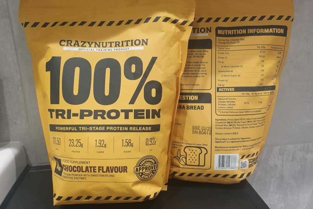 Crazy Nutrition Tri Protein Notre avis