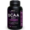 BCAA 4.1.1 EAFIT - Récupération musculaire, réduction fatigue - Pré-workout - Musculation, Fitness - Vitamines, Magnésium - 80 comprimés