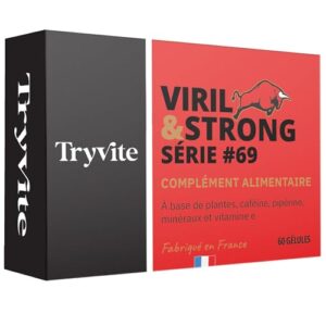 Gélules Vigueur Virilité Homme | Circulation Ginseng Zinc | TRYVITE VIRIL&STRONG