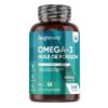 Omega 3 Haute Concentration 2000mg, 240 Gelules 4 Mois, Fish Oil Sans Odeur - Marque XYZ